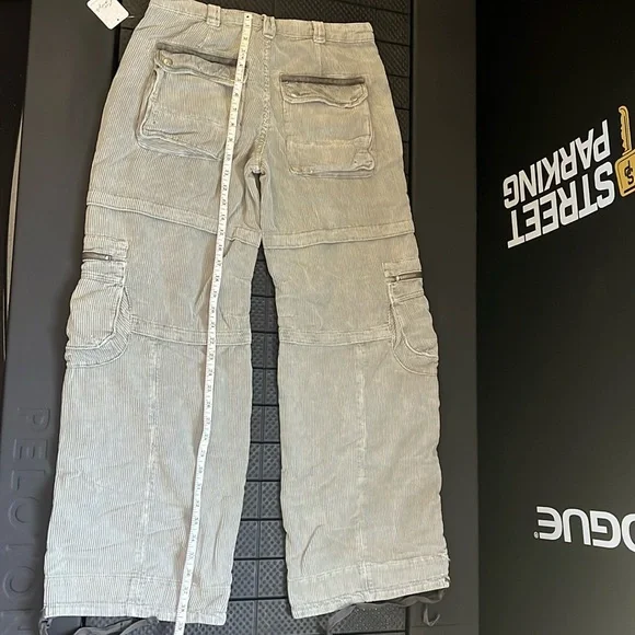 Free People Last Time Stacked Cargo Cord Pants - Picture 7 of 8